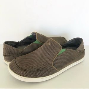 Olukai Nohea Mesh Slip On Mustang Lime Peel Shoes EU 46 US 13